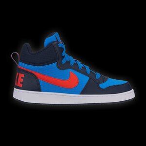 NIKE Court Borough Mid GS 'Obsidian Photo Blue – 4.5 Youth / 6.5 Women